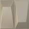 Ekena Millwork 11 7/8in. W x 11 7/8in. H Locke EnduraWall Decorative 3D Wall Panel Covers 0.98 Sq. Ft. WP12X12LOCSV - alternate 1